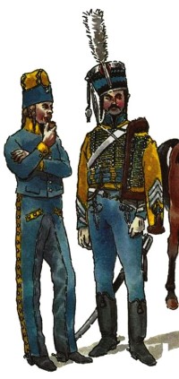 Hussards volontaires de la Réserve 1800 planche le Plumet Rigo